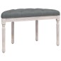 vidaXL Sitzbank Dunkelgrau 81,5x41x49 cm Stoff vidaXL Sitzbank Dunkelgrau 81,5x41x49 cm Stoff