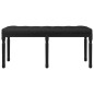 vidaXL Sitzbank Schwarz 110x40x49 cm Samt vidaXL Sitzbank Schwarz 110x40x49 cm Samt