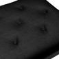vidaXL Sitzbank Schwarz 110x40x49 cm Samt vidaXL Sitzbank Schwarz 110x40x49 cm Samt