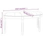 vidaXL Sitzbank Schwarz 110,5x45x49 cm Samt vidaXL Sitzbank Schwarz 110,5x45x49 cm Samt
