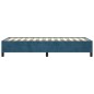 vidaXL Bettgestell Dunkelblau 90x200 cm Samt vidaXL Bettgestell Dunkelblau 90x200 cm Samt