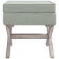 vidaXL Hocker mit Stauraum Hellgrau 45x45x49 cm Samt vidaXL Hocker mit Stauraum Hellgrau 45x45x49 cm Samt