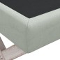 vidaXL Hocker mit Stauraum Hellgrau 45x45x49 cm Samt vidaXL Hocker mit Stauraum Hellgrau 45x45x49 cm Samt