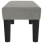 vidaXL Sitzbank Hellgrau 70x30x30 cm Samt vidaXL Sitzbank Hellgrau 70x30x30 cm Samt