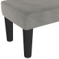 vidaXL Sitzbank Hellgrau 70x30x30 cm Samt vidaXL Sitzbank Hellgrau 70x30x30 cm Samt
