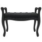 vidaXL Sitzbank Schwarz 80x45x60 cm Samt vidaXL Sitzbank Schwarz 80x45x60 cm Samt