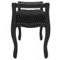 vidaXL Sitzbank Schwarz 80x45x60 cm Samt vidaXL Sitzbank Schwarz 80x45x60 cm Samt