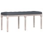 vidaXL Sitzbank Dunkelgrau 110x40x49 cm Samt vidaXL Sitzbank Dunkelgrau 110x40x49 cm Samt
