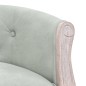 vidaXL Sitzbank Hellgrau 98x56x69 cm Samt vidaXL Sitzbank Hellgrau 98x56x69 cm Samt