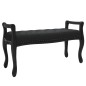 vidaXL Sitzbank Schwarz 110x45x60 cm Samt vidaXL Sitzbank Schwarz 110x45x60 cm Samt
