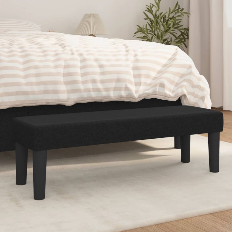 vidaXL Sitzbank Schwarz 100x30x30 cm Stoff vidaXL Sitzbank Schwarz 100x30x30 cm Stoff