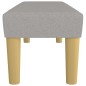vidaXL Sitzbank Hellgrau 100x30x30 cm Stoff vidaXL Sitzbank Hellgrau 100x30x30 cm Stoff
