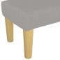vidaXL Sitzbank Hellgrau 100x30x30 cm Stoff vidaXL Sitzbank Hellgrau 100x30x30 cm Stoff