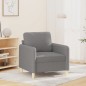 vidaXL Sessel Hellgrau 60 cm Stoff vidaXL Sessel Hellgrau 60 cm Stoff
