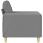 vidaXL Sessel Hellgrau 60 cm Stoff vidaXL Sessel Hellgrau 60 cm Stoff