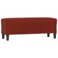 vidaXL Sitzbank Weinrot 100x35x41 cm Kunstleder vidaXL Sitzbank Weinrot 100x35x41 cm Kunstleder