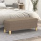 vidaXL Sitzbank Taupe 100x35x41 cm Stoff vidaXL Sitzbank Taupe 100x35x41 cm Stoff