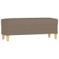 vidaXL Sitzbank Taupe 100x35x41 cm Stoff vidaXL Sitzbank Taupe 100x35x41 cm Stoff