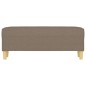 vidaXL Sitzbank Taupe 100x35x41 cm Stoff vidaXL Sitzbank Taupe 100x35x41 cm Stoff