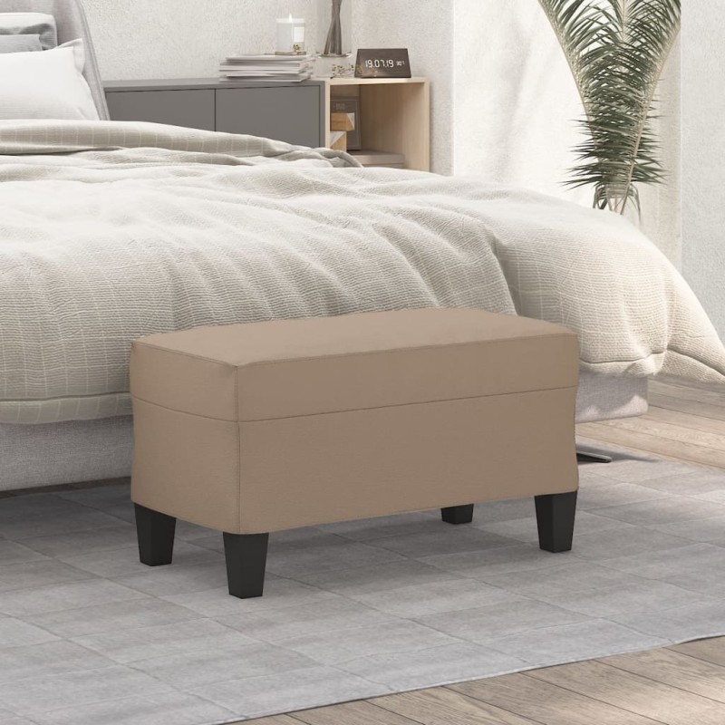 vidaXL Sitzbank Cappuccino-Braun 70x35x41 cm Kunstleder vidaXL Sitzbank Cappuccino-Braun 70x35x41 cm Kunstleder
