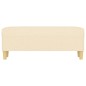 vidaXL Sitzbank Creme 100x35x41 cm Stoff vidaXL Sitzbank Creme 100x35x41 cm Stoff