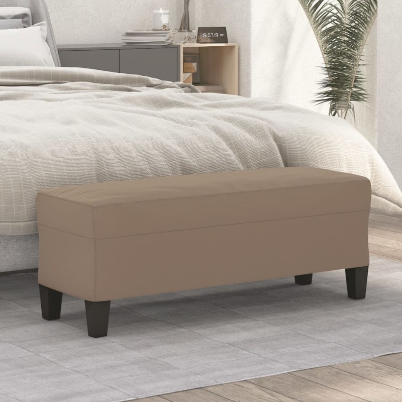 vidaXL Sitzbank Taupe 100x35x41 cm Mikrofasergewebe vidaXL Sitzbank Taupe 100x35x41 cm Mikrofasergewebe