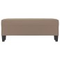 vidaXL Sitzbank Taupe 100x35x41 cm Mikrofasergewebe vidaXL Sitzbank Taupe 100x35x41 cm Mikrofasergewebe