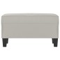vidaXL Sitzbank Hellgrau 70x35x41 cm Mikrofasergewebe vidaXL Sitzbank Hellgrau 70x35x41 cm Mikrofasergewebe