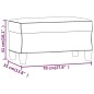 vidaXL Sitzbank Hellgrau 70x35x41 cm Mikrofasergewebe vidaXL Sitzbank Hellgrau 70x35x41 cm Mikrofasergewebe
