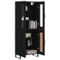 Highboard Schwarz 69,5x34x180 cm Holzwerkstoff Highboard Schwarz 69,5x34x180 cm Holzwerkstoff