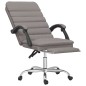 vidaXL Bürostuhl mit Massagefunktion Taupe Stoff vidaXL Bürostuhl mit Massagefunktion Taupe Stoff
