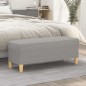 vidaXL Sitzbank Hellgrau 100x35x41 cm Stoff vidaXL Sitzbank Hellgrau 100x35x41 cm Stoff