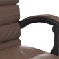 vidaXL Bürostuhl mit Massagefunktion Braun Kunstleder vidaXL Bürostuhl mit Massagefunktion Braun Kunstleder