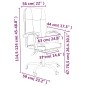 vidaXL Bürostuhl mit Liegefunktion Schwarz Kunstleder vidaXL Bürostuhl mit Liegefunktion Schwarz Kunstleder
