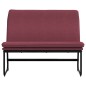 vidaXL Sitzbank Weinrot 100x75x76 cm Stoff vidaXL Sitzbank Weinrot 100x75x76 cm Stoff