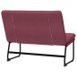 vidaXL Sitzbank Weinrot 100x75x76 cm Stoff vidaXL Sitzbank Weinrot 100x75x76 cm Stoff