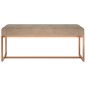 vidaXL Sitzbank Beige 110x36x45 cm Samt