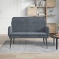 vidaXL Sitzbank Dunkelgrau 108x79x79 cm Samt vidaXL Sitzbank Dunkelgrau 108x79x79 cm Samt