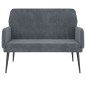 vidaXL Sitzbank Dunkelgrau 108x79x79 cm Samt vidaXL Sitzbank Dunkelgrau 108x79x79 cm Samt