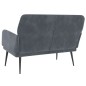 vidaXL Sitzbank Dunkelgrau 108x79x79 cm Samt vidaXL Sitzbank Dunkelgrau 108x79x79 cm Samt