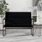 vidaXL Sitzbank Schwarz 100x64x80 cm Stoff vidaXL Sitzbank Schwarz 100x64x80 cm Stoff