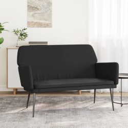 vidaXL Sitzbank Schwarz 108x79x79 cm Samt