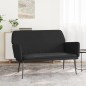 vidaXL Sitzbank Schwarz 108x79x79 cm Samt vidaXL Sitzbank Schwarz 108x79x79 cm Samt