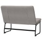 vidaXL Sitzbank Taupe 100x75x76 cm Stoff vidaXL Sitzbank Taupe 100x75x76 cm Stoff