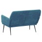 vidaXL Sitzbank Blau 108x79x79 cm Samt vidaXL Sitzbank Blau 108x79x79 cm Samt