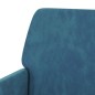vidaXL Sitzbank Blau 108x79x79 cm Samt vidaXL Sitzbank Blau 108x79x79 cm Samt