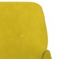 vidaXL Sitzbank Gelb 108x79x79 cm Samt vidaXL Sitzbank Gelb 108x79x79 cm Samt
