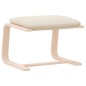 vidaXL Fußhocker Creme 51x41x40 cm Stoff vidaXL Fußhocker Creme 51x41x40 cm Stoff