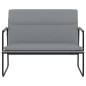 vidaXL Sitzbank Hellgrau 100x64x80 cm Stoff vidaXL Sitzbank Hellgrau 100x64x80 cm Stoff