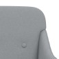 vidaXL Sitzbank Hellgrau 110x76x80 cm Stoff vidaXL Sitzbank Hellgrau 110x76x80 cm Stoff